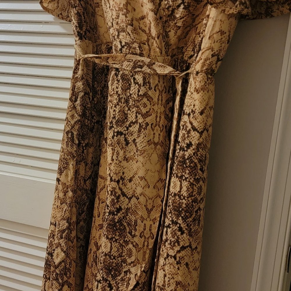 Women's animal print dress